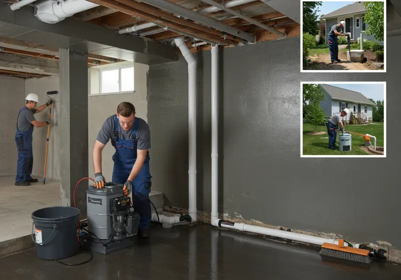 Basement Waterproofing and Flood Prevention process in Hall County, GA